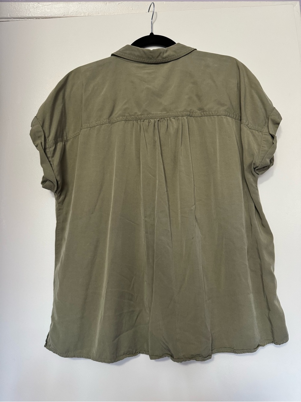 Maurices Olive Button-Up Shirt - Picture 6 of 10